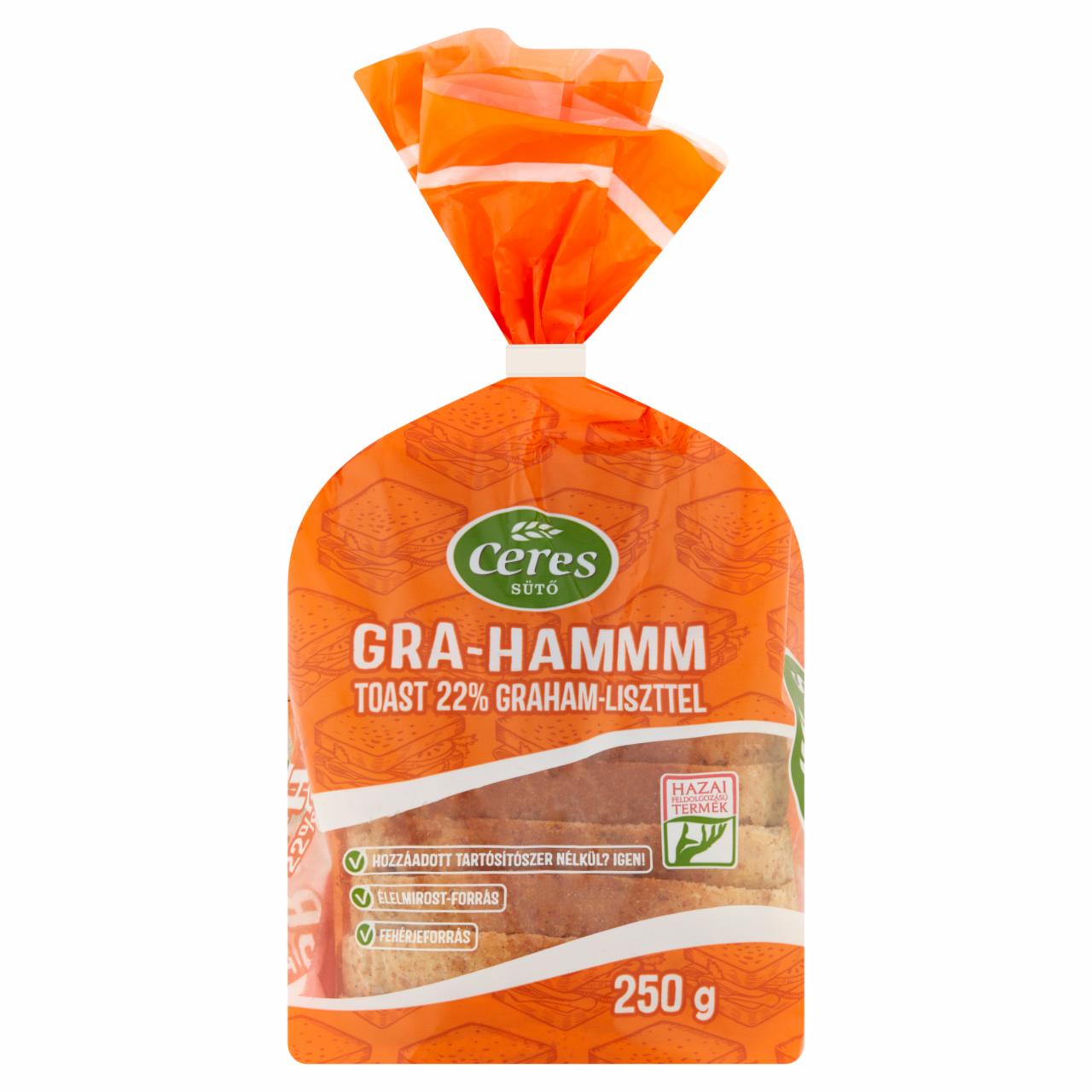 Képek - Ceres Gra-Hammm toast 22% Graham-liszttel 250 g