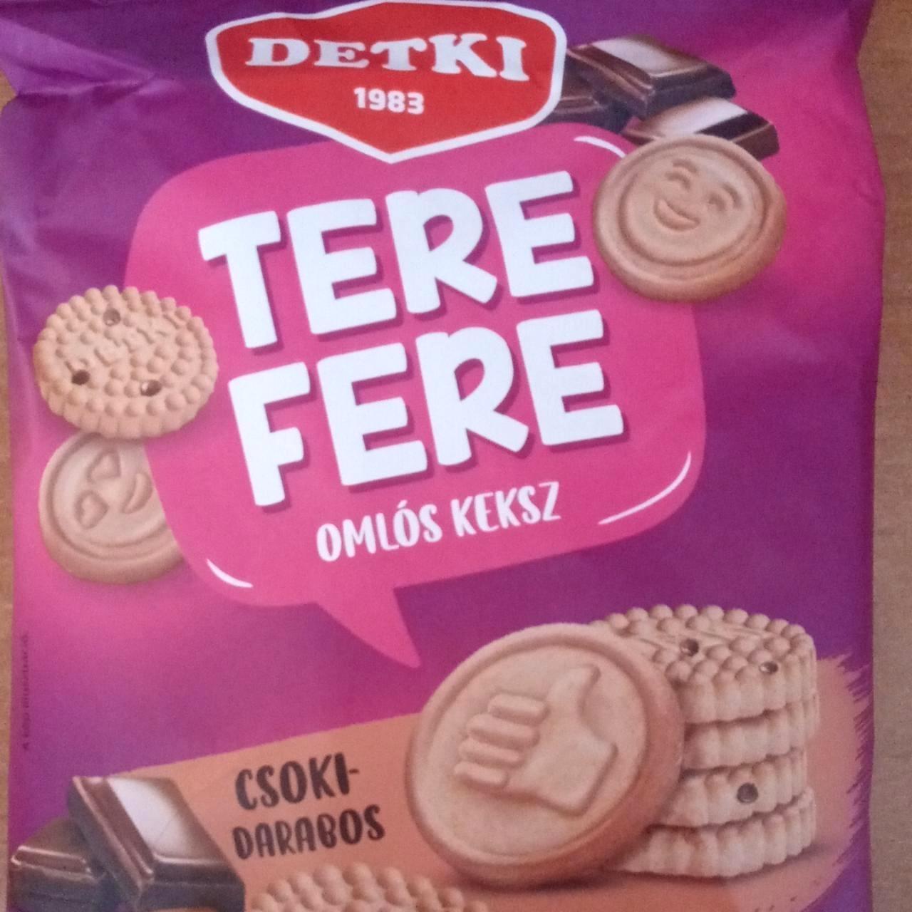 Képek - Detki Tere-fere édes omlós keksz csokoládé darabokkal 150 g