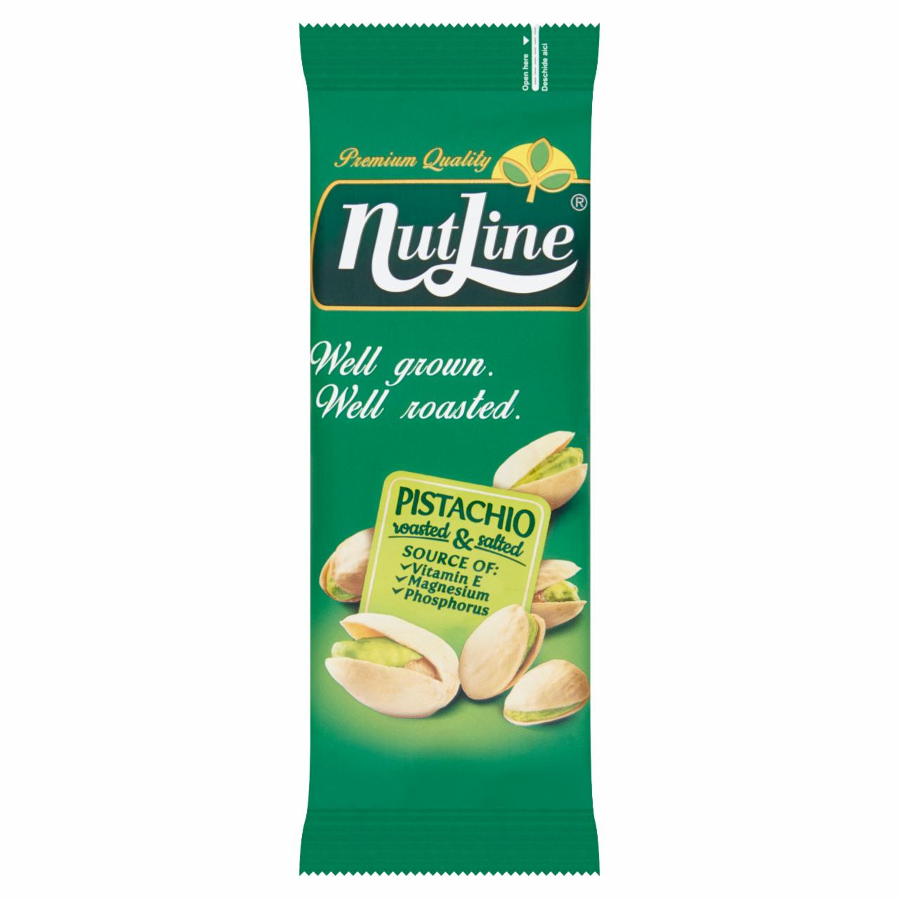 Képek - NutLine pörkölt, sózott, héjas pisztácia 50 g