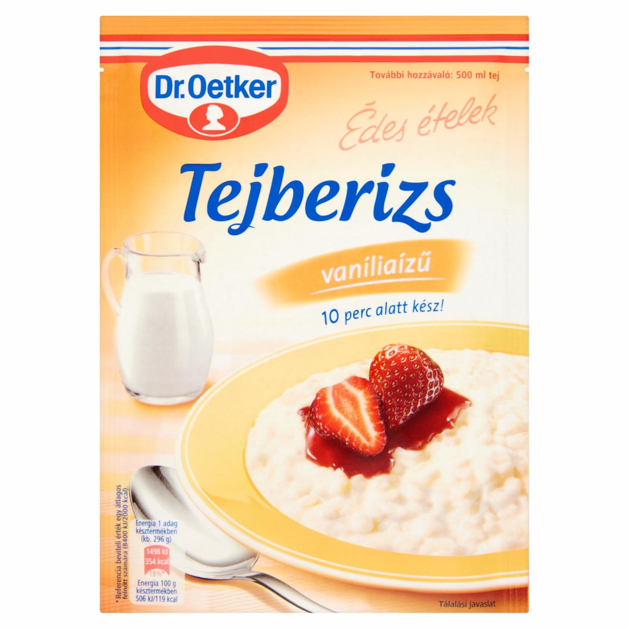 Képek - Dr. Oetker Édes Ételek vaníliaízű tejberizs alap 125 g