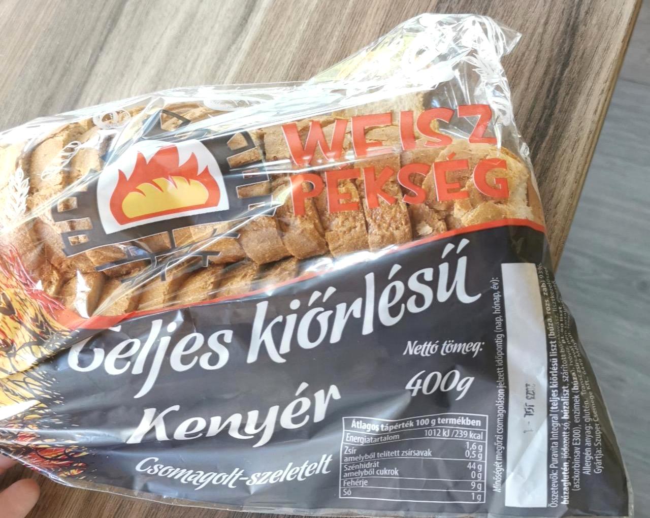 Képek - Teljes kiőrlésű kenyér Weisz pékség