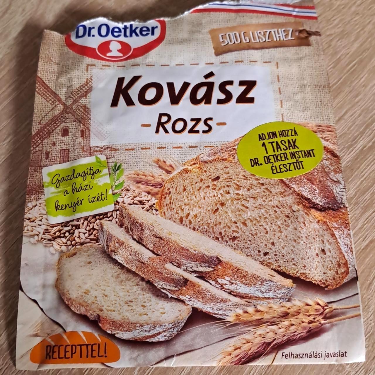 Képek - Dr. Oetker szárított teljes kiőrlésű rozskovász 15 g