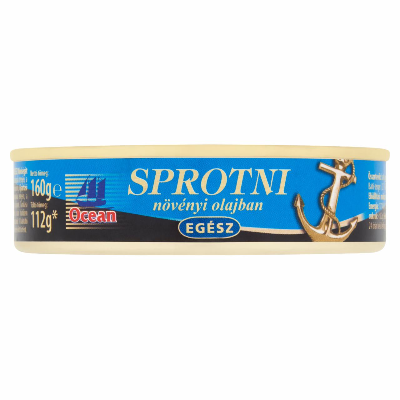 Képek - Ocean egész sprotni növényi olajban 160 g