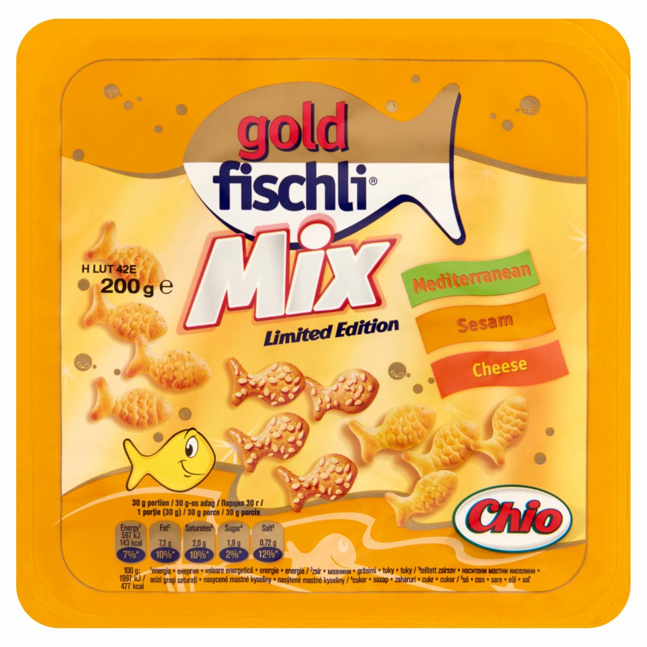 Képek - Chio Gold Fischli Mix sós kréker keverék 200 g