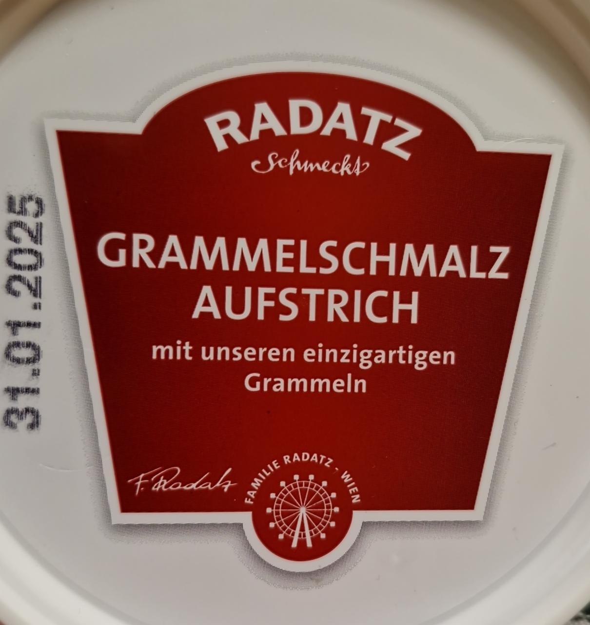 Képek - Grammelschmalz aufstrich Radatz