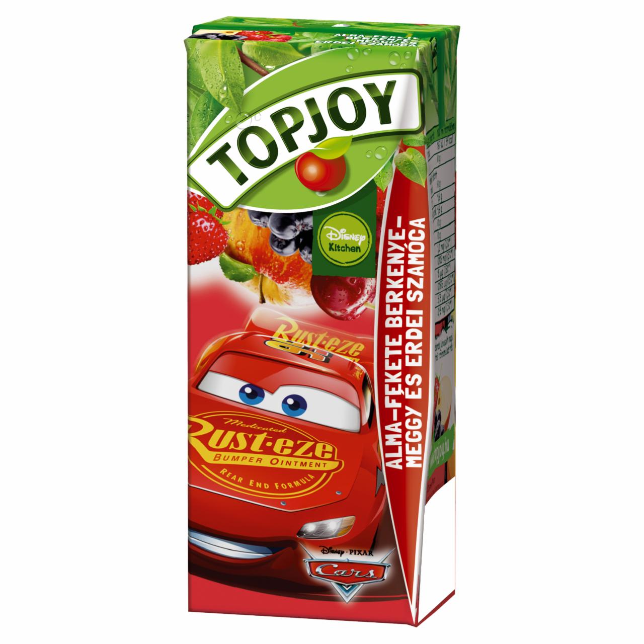 Képek - Topjoy alma-fekete berkenye-meggy és erdei szamóca ital 200 ml