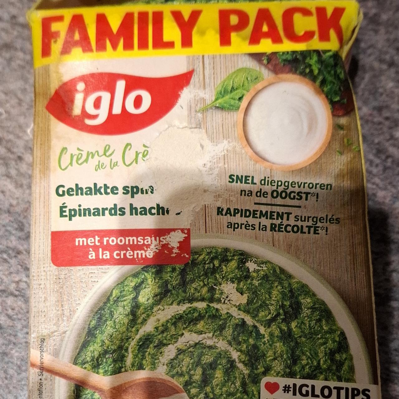 Képek - Fagyasztott spenót family pack Iglo