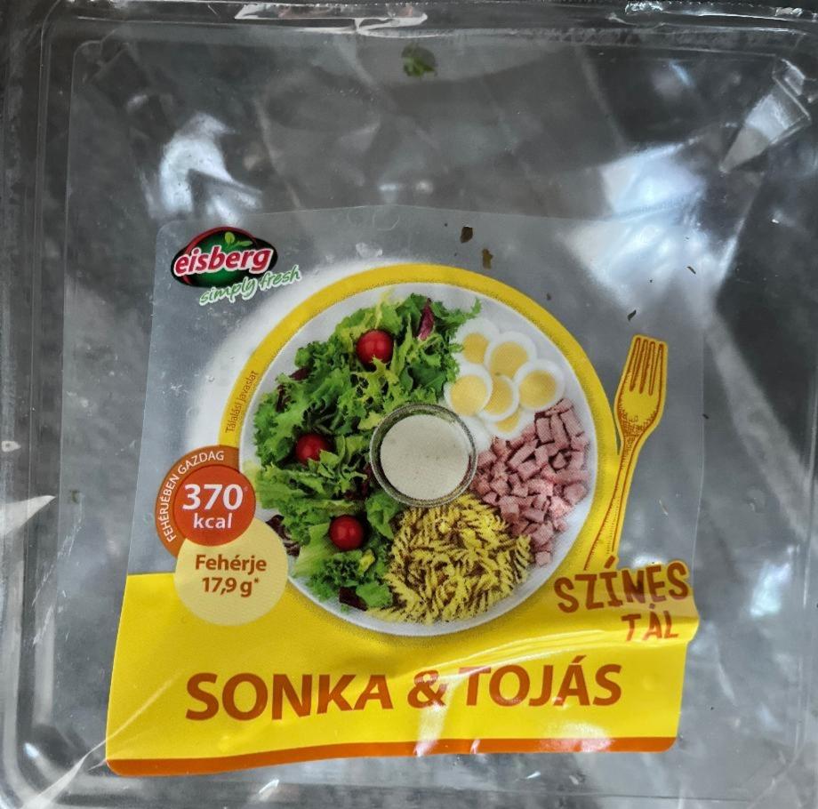 Képek - Eisberg sonka & tojás színes tál 280 g