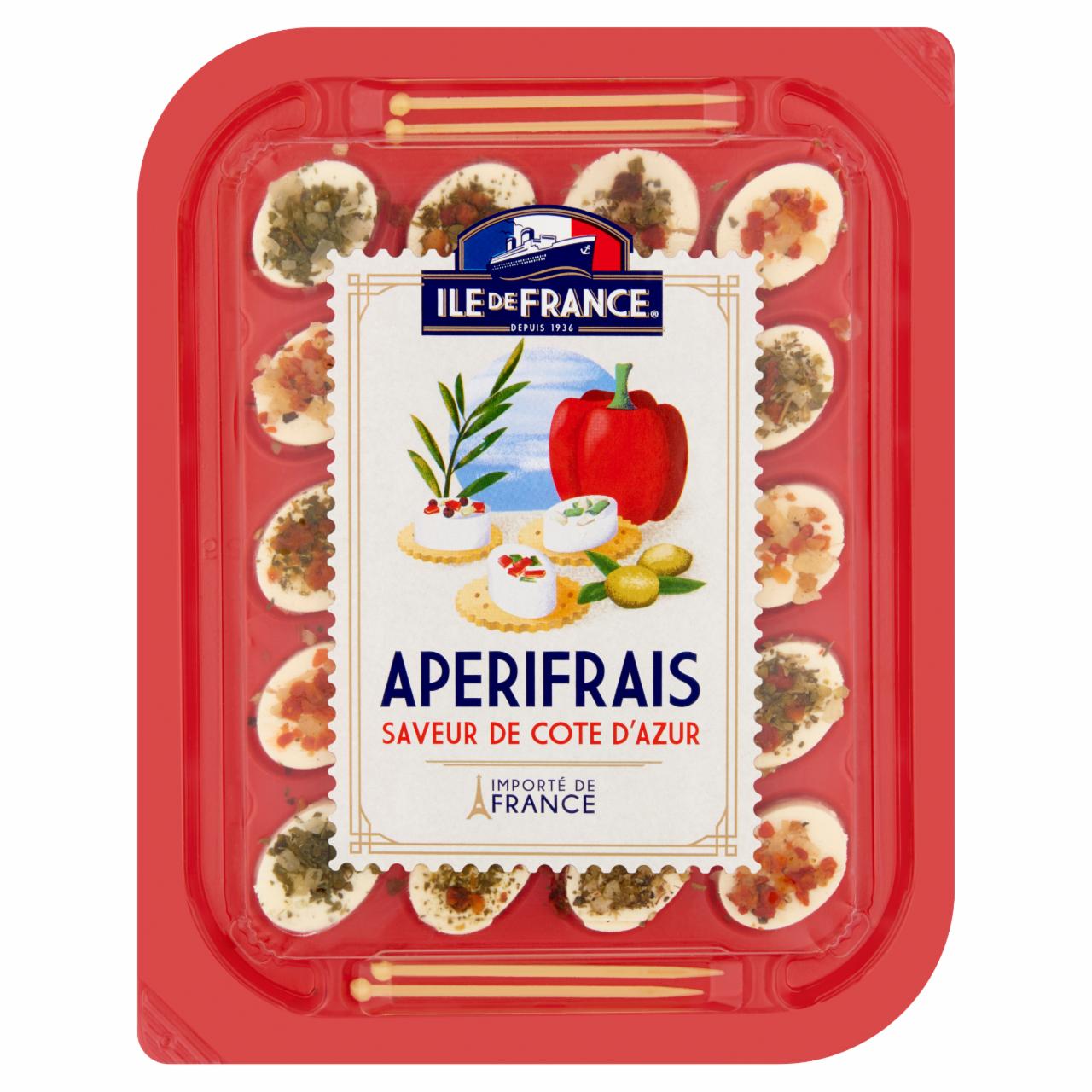 Képek - Ile de France Apérifrais Côte d'Azur sajtspecialitás fűszerekkel, fűszernövényekkel 100 g