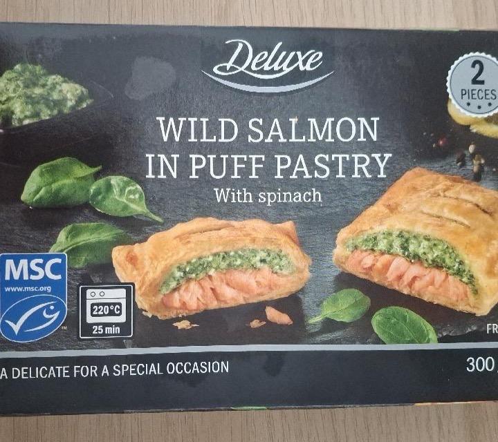 Képek - Wild salmon in puff pastry with spinach Deluxe