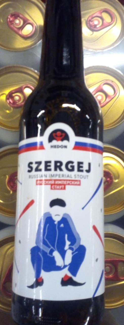 Képek - Szergej stout típusú fekete sör Hedon