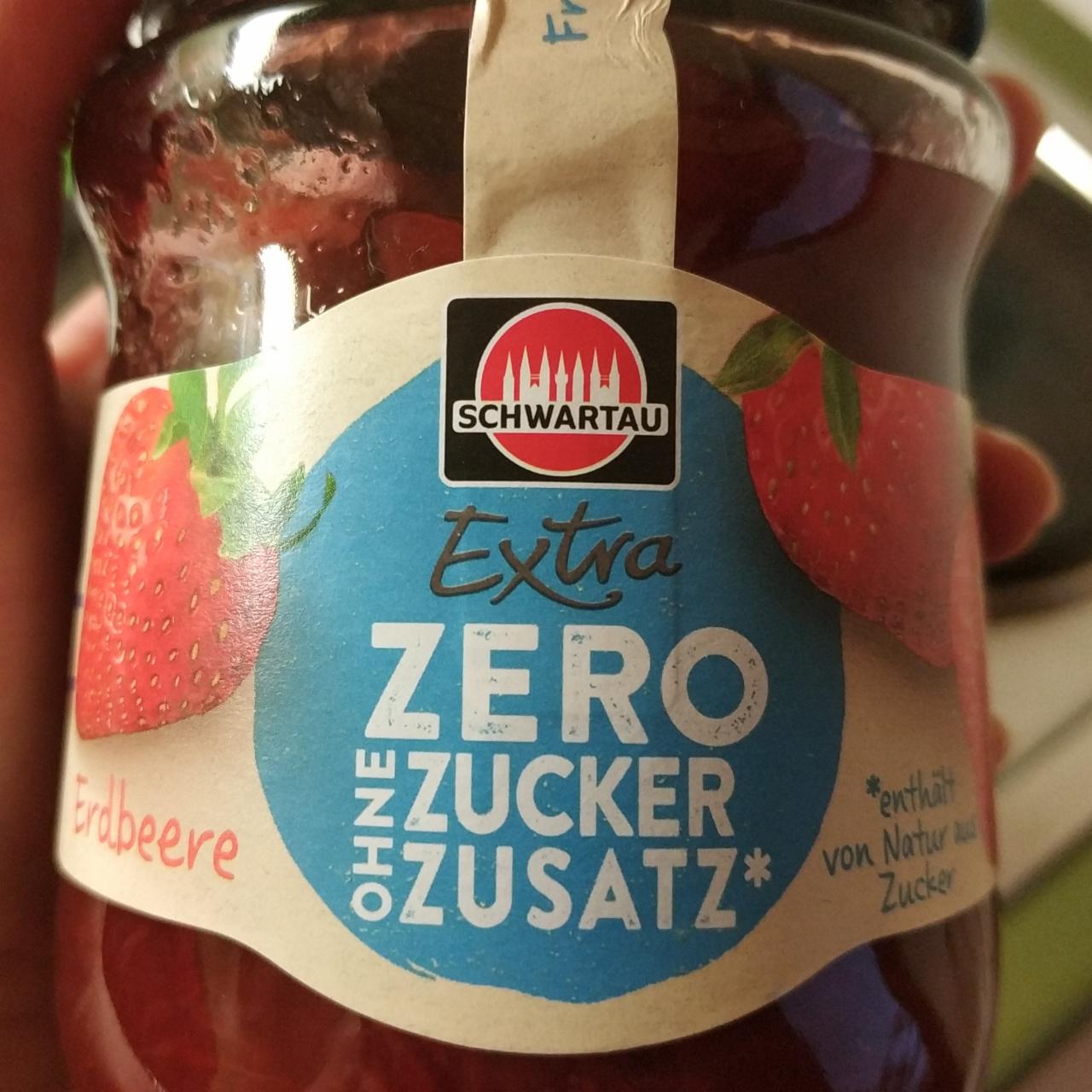 Képek - Extra zero ohne zucker zusatz erdbeere Schwartau