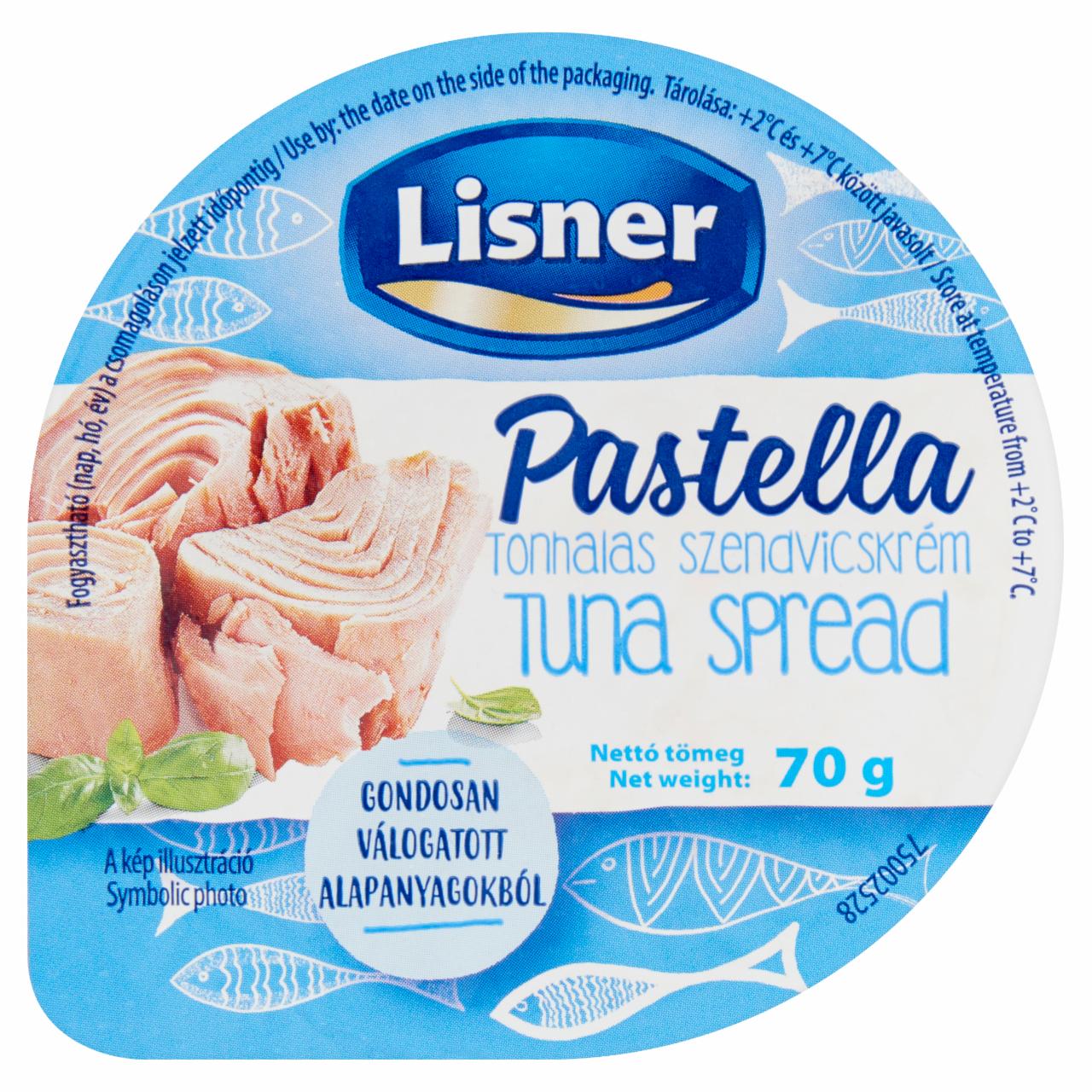 Képek - Lisner Pastella tonhalas szendvicskrém 70 g