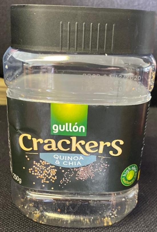 Képek - Gullón Cracker sós keksz quinoával és chia maggal 250 g