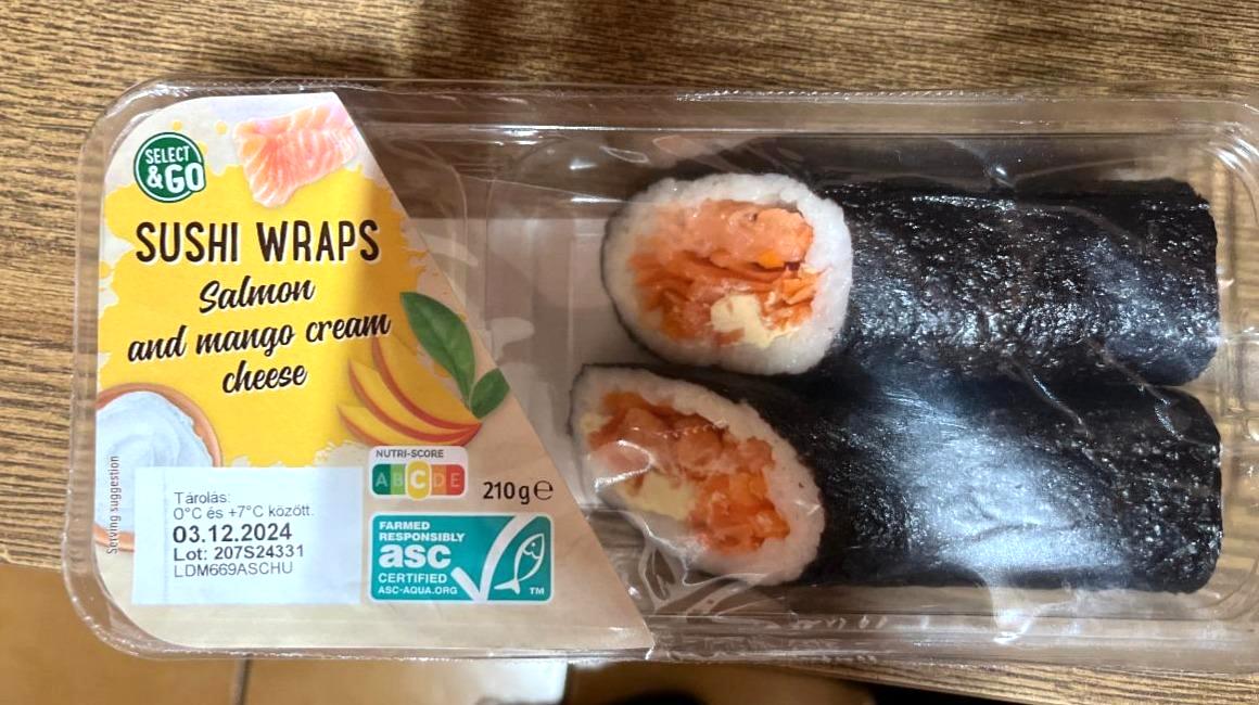 Képek - Sushi wraps Salmon and mango cream cheese Select & Go