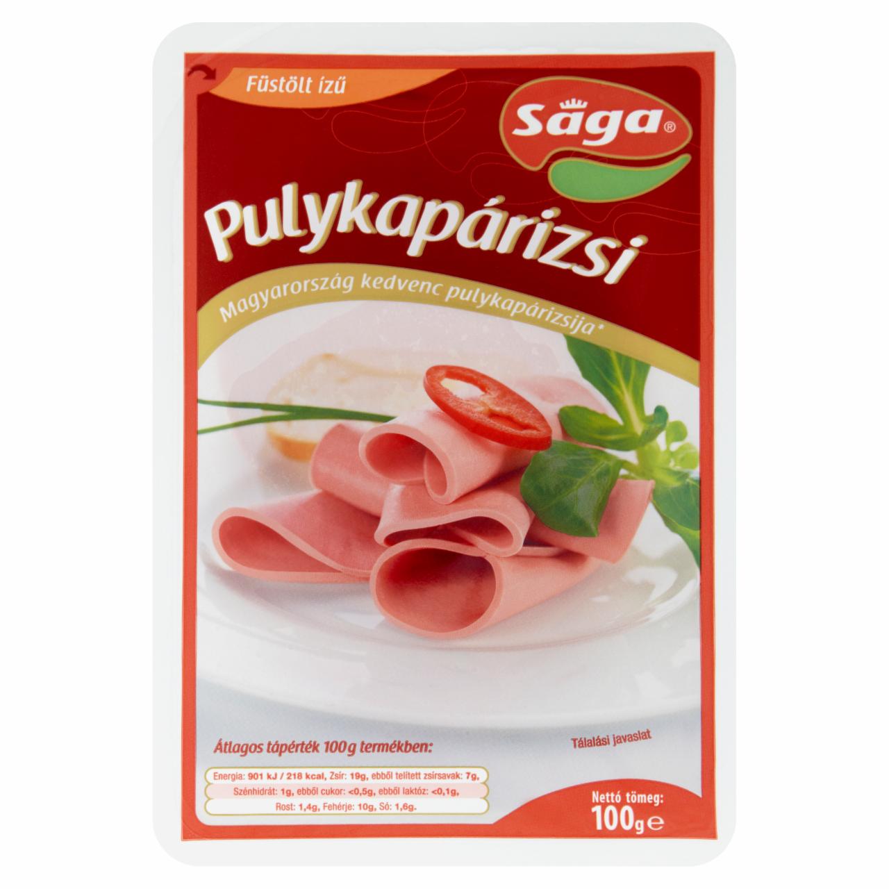 Képek - Sága szeletelt füstölt ízű pulykapárizsi 100 g