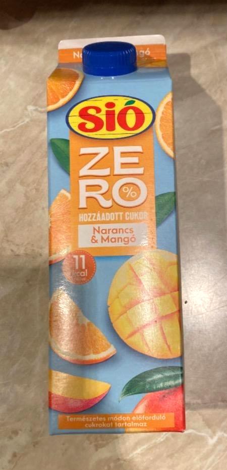 Képek - Sió Zero édesítőszerekkel készült narancs & mangó gyümölcsital 1 l