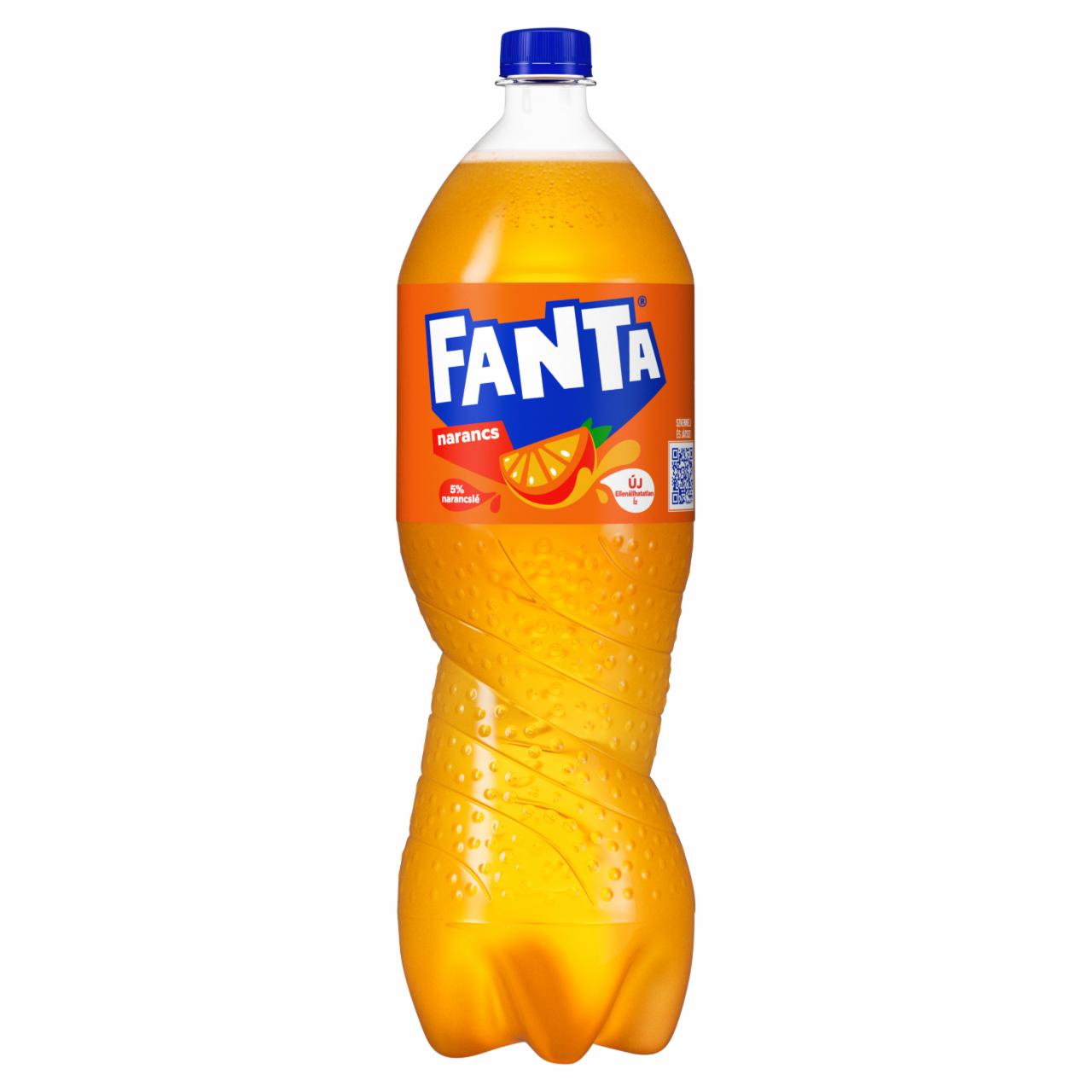 Képek - Fanta szénsavas narancsízű üdítőital 1,75 l