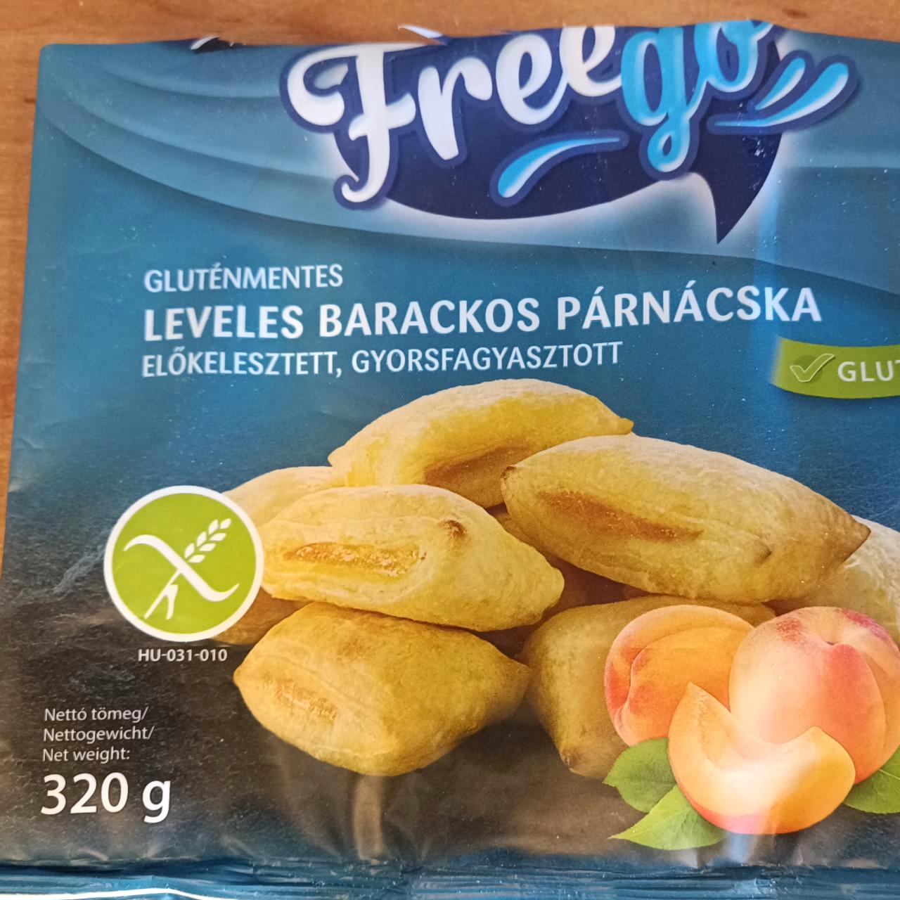 Képek - Leveles barackos párnácska előkelesztett, gyorsfagyasztott FreeGo