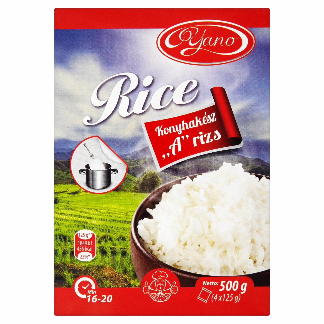 Képek - Yano konyhakész „A' rizs 4 x 125 g
