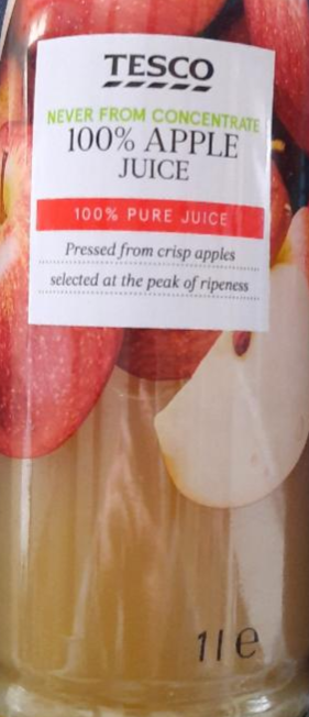 Képek - Tesco 100% hidegen préselt almalé