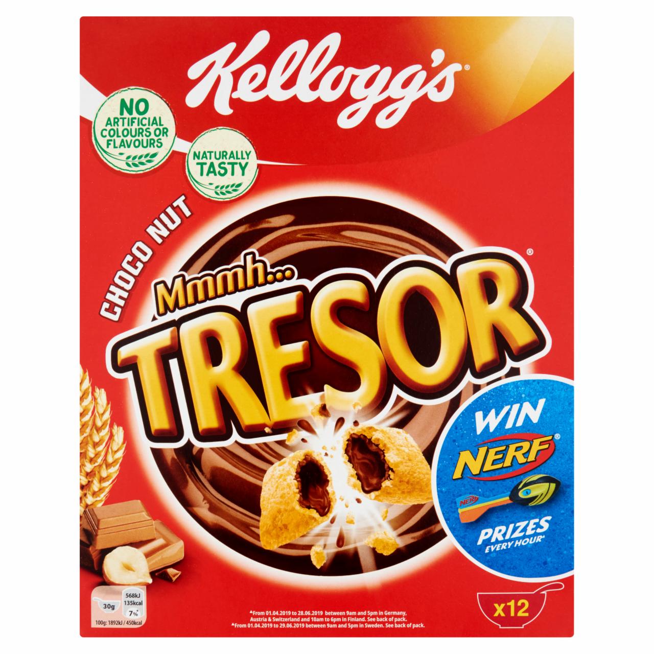 Képek - Kellogg's Tresor csokoládés-mogyorós gabonapehely 375 g