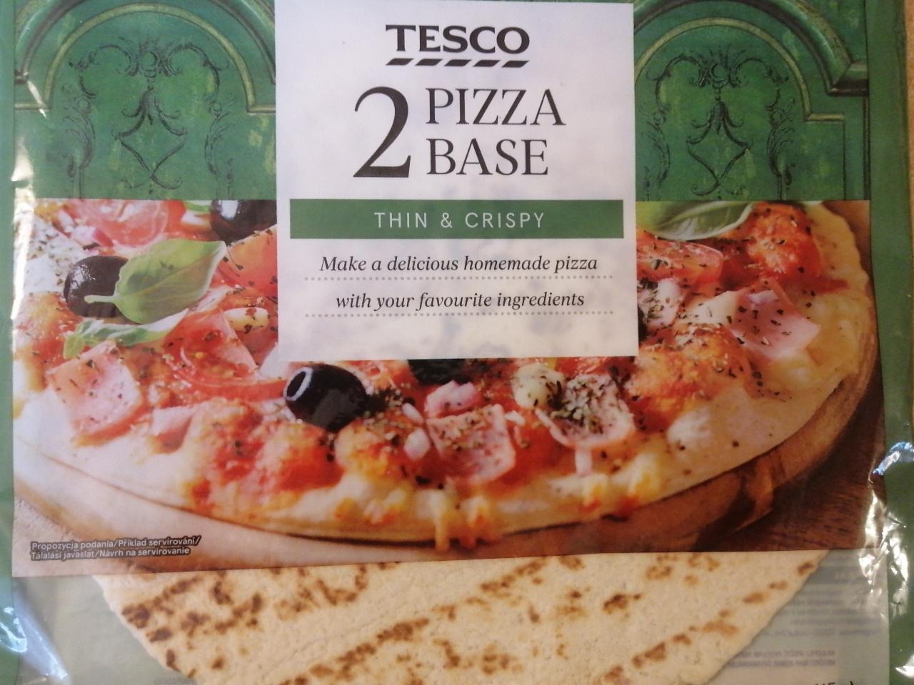 Képek - Pizza base thin & crispy Tesco