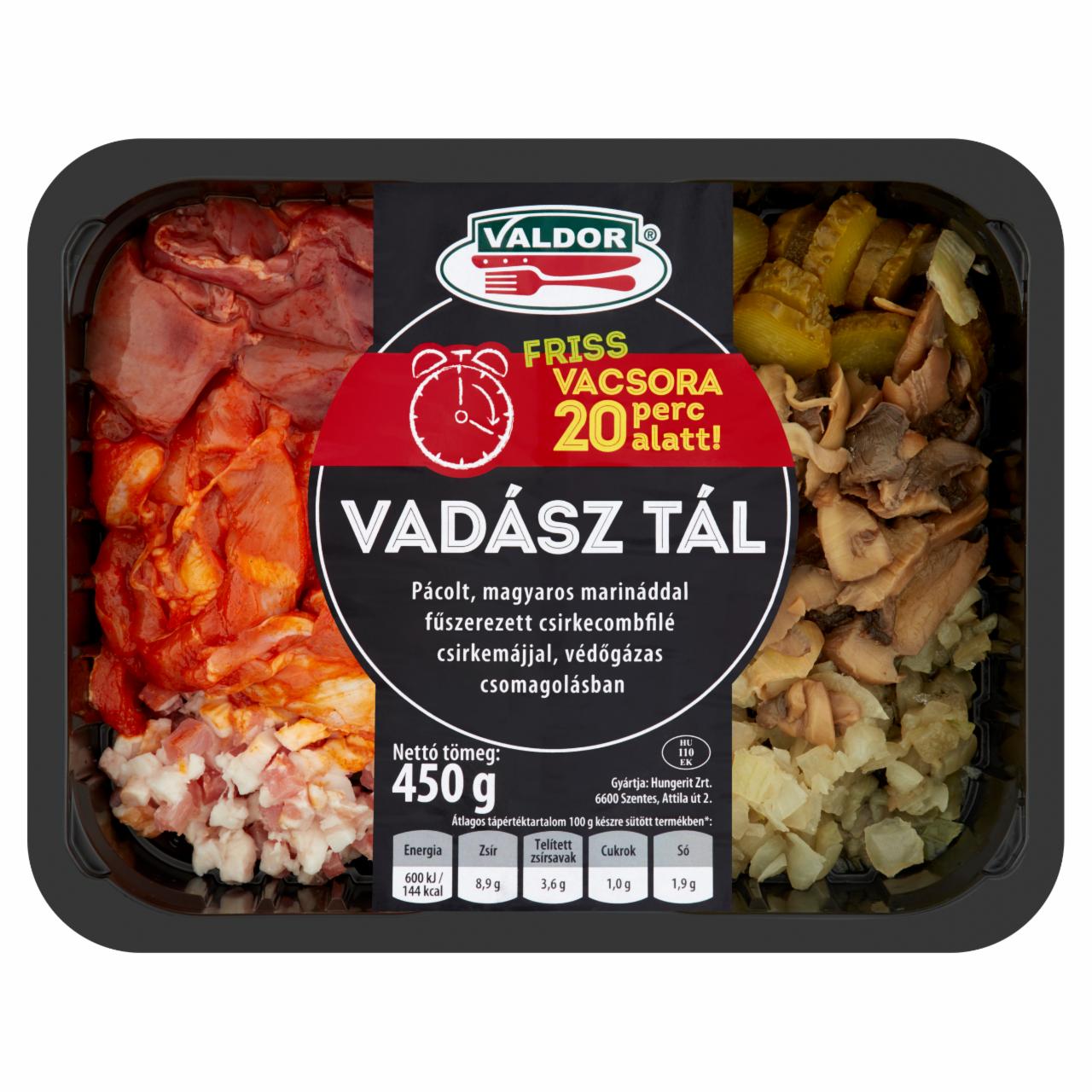 Képek - Valdor vadász tál 450 g