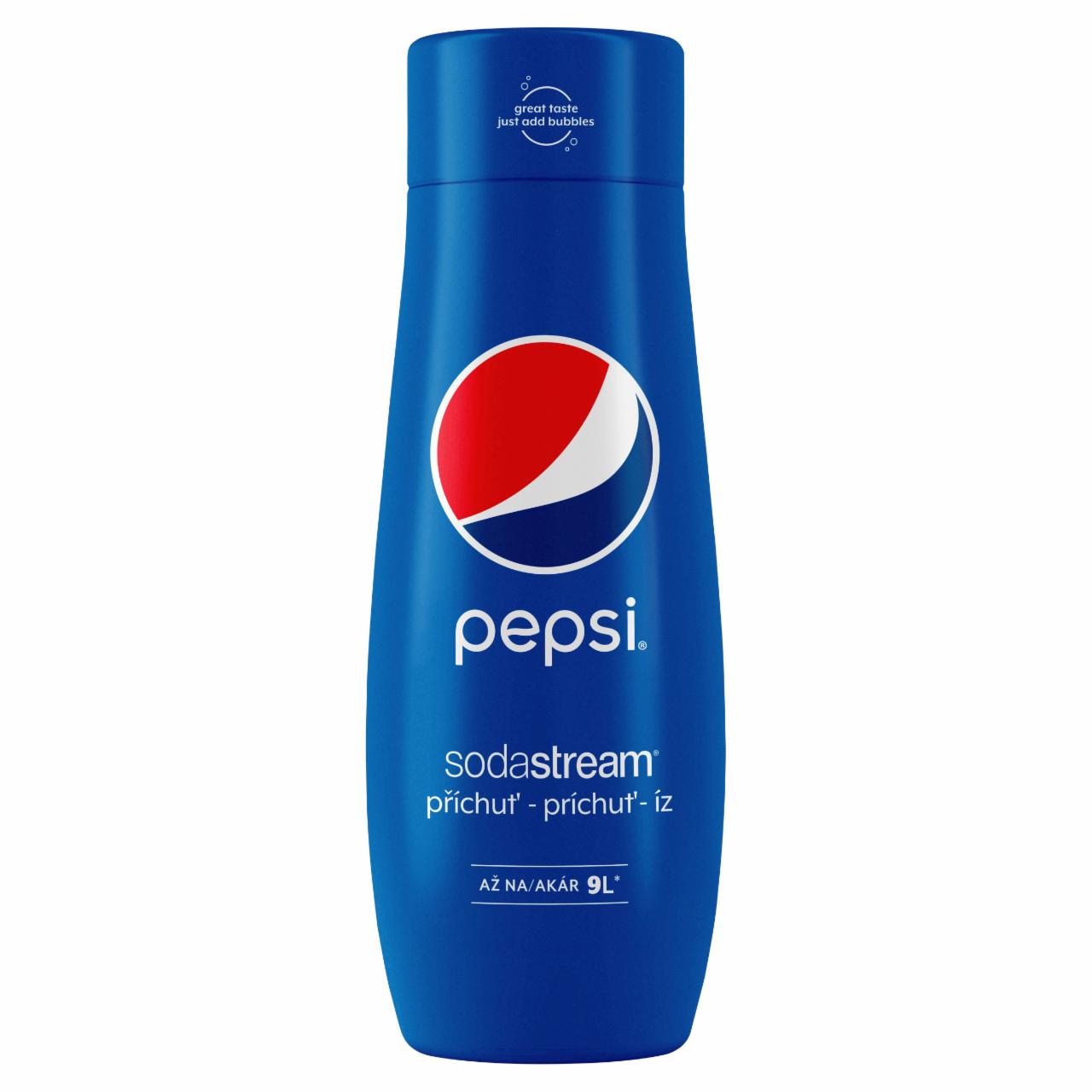 Képek - Sodastream Pepsi ízesített italkoncentrátum cukorral és édesítőszerrel 440 ml