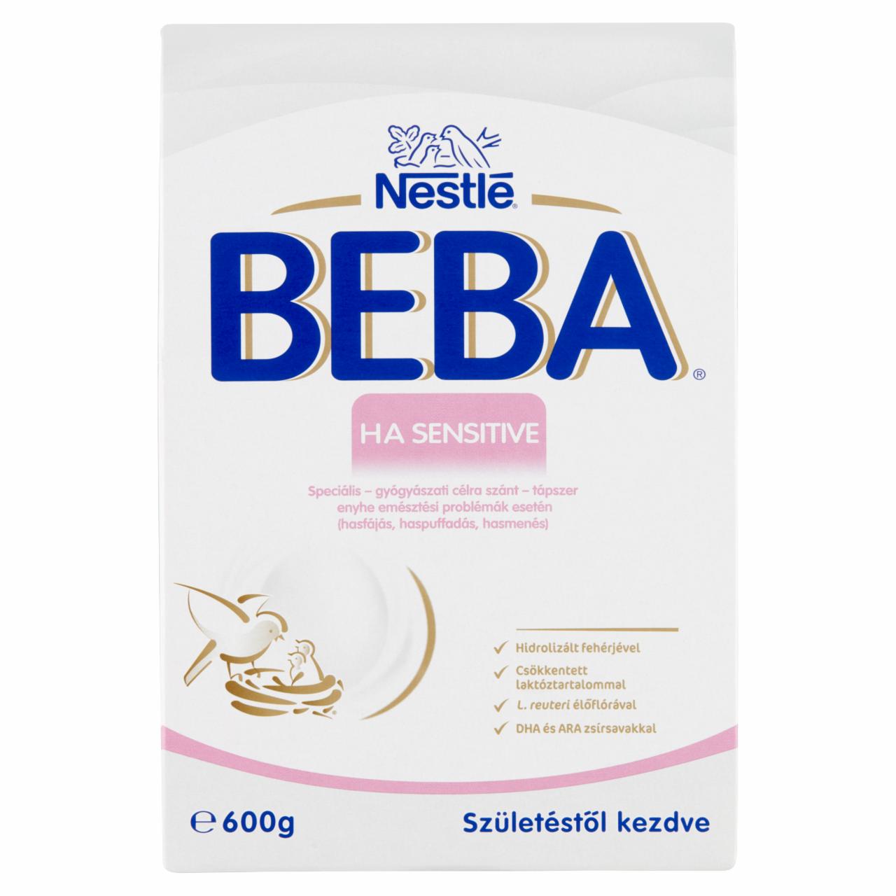 Képek - Beba HA Sensitive speciális - gyógyászati célra szánt - tápszer születéstől kezdve 600 g