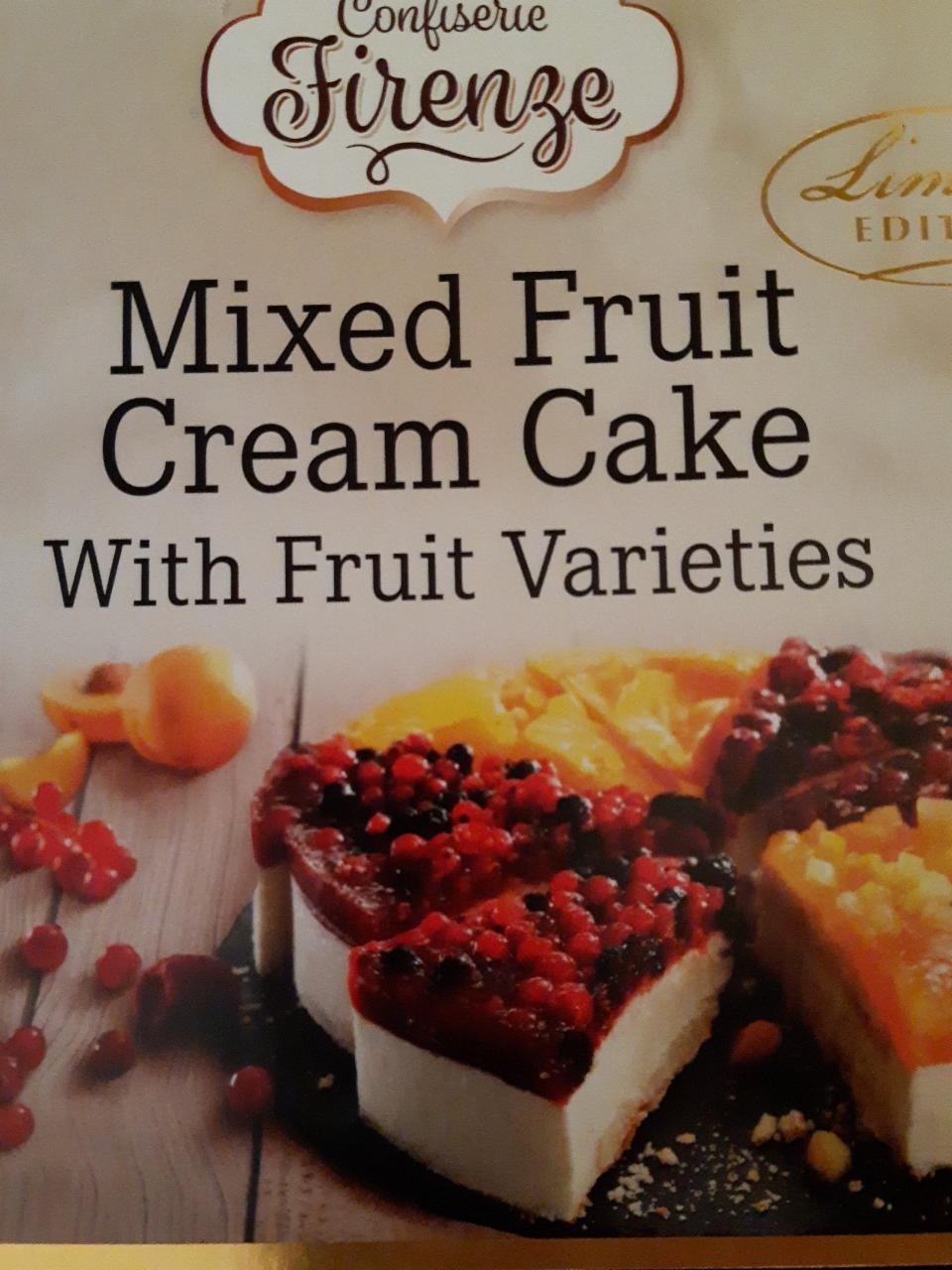 Képek - Mixed fruit cream cake with fruit varieties Confiserie Firenze