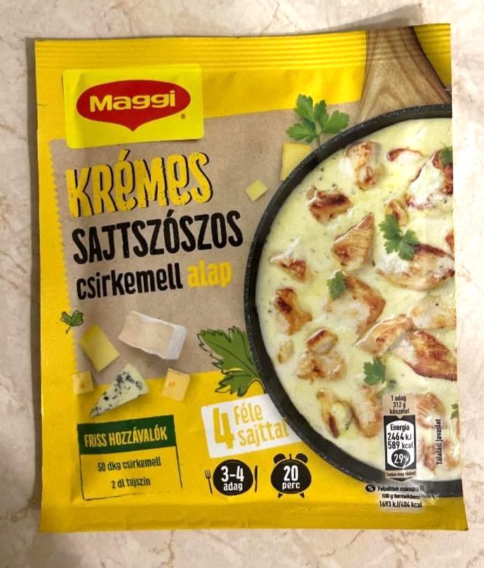 Képek - Krémes sajtszószos csirkemell alap Maggi