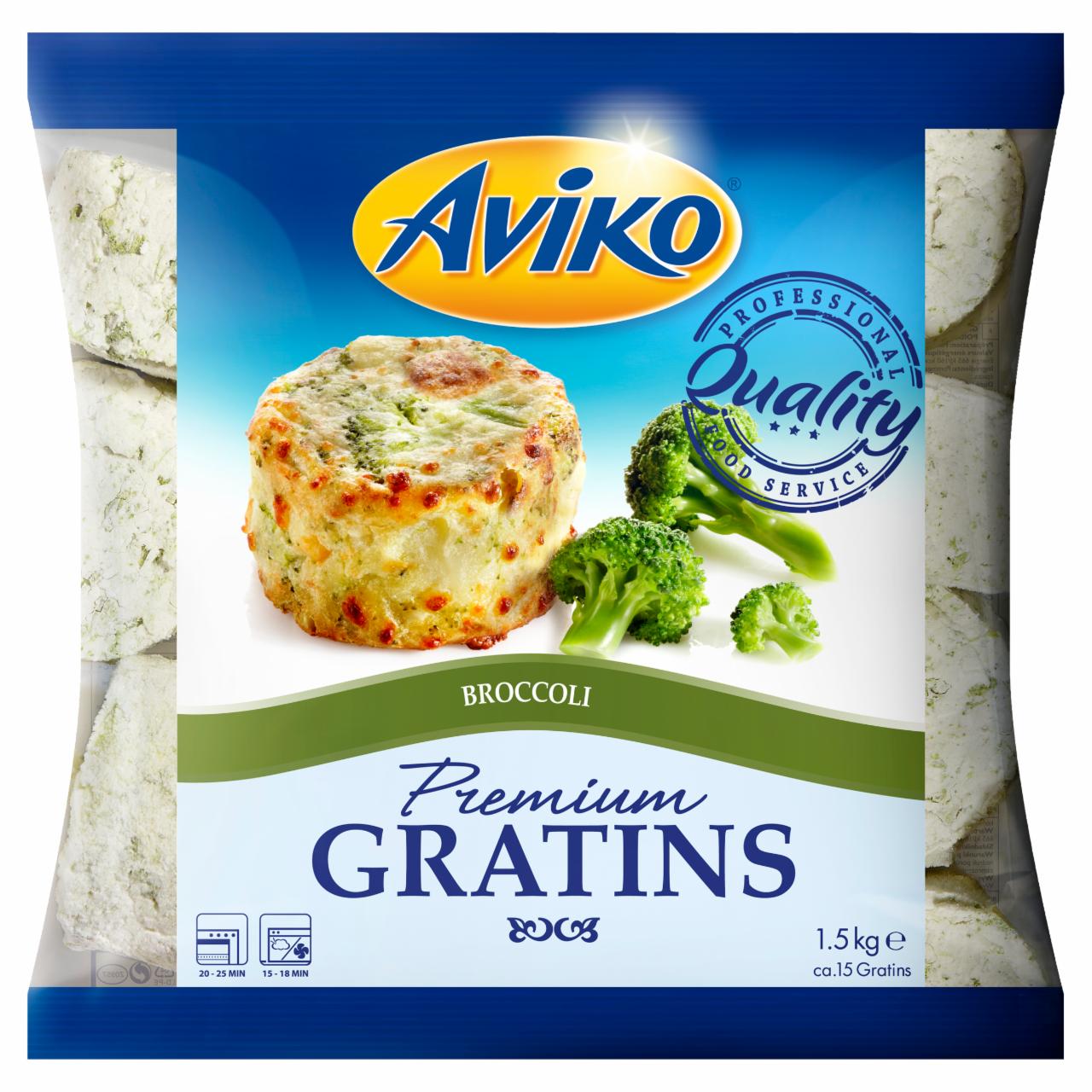 Képek - Aviko Premium Gratins gyorsfagyasztott tejszínes rakott burgonya brokkolival 1,5 kg