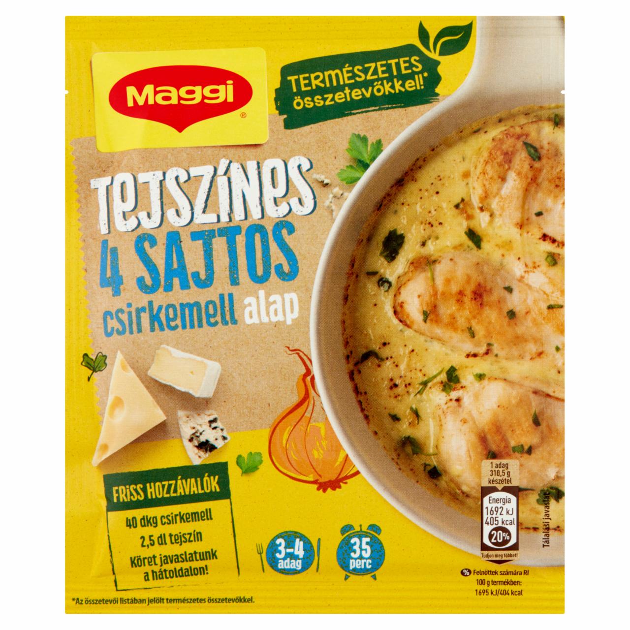 Képek - Maggi Tejszínes 4 sajtos csirkemell alap 32 g