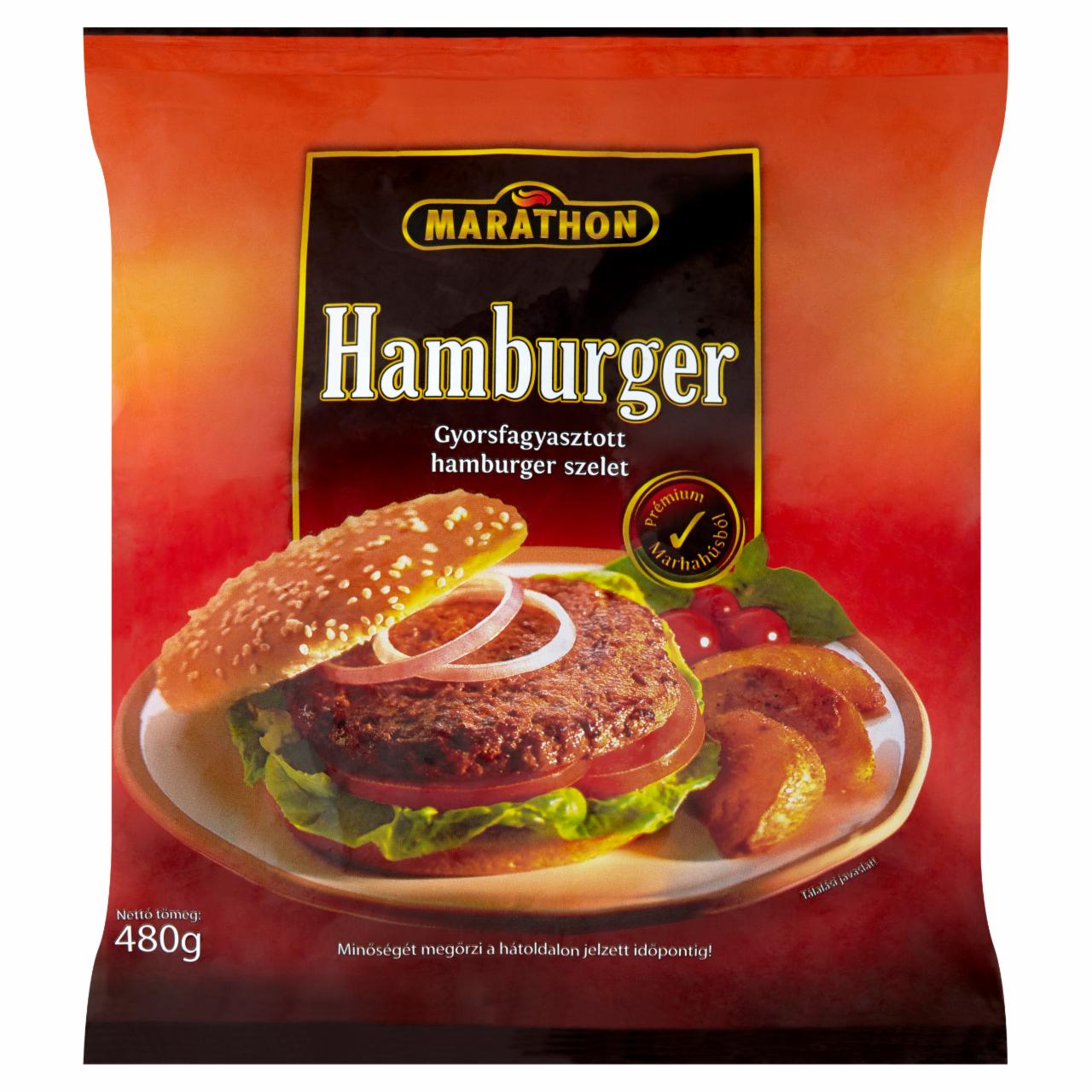 Képek - Marathon gyorsfagyasztott hamburger 480 g