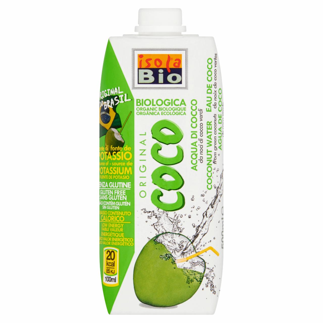 Képek - Isola Bio BIO kókuszdió víz 500 ml