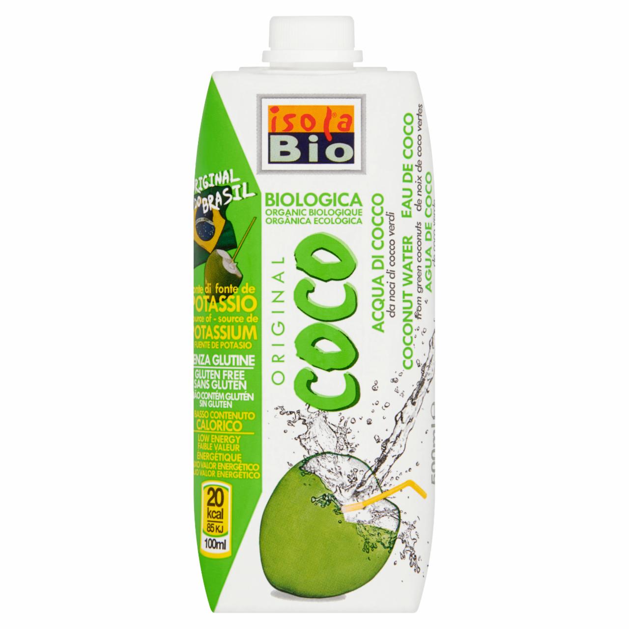 Képek - Isola Bio BIO kókuszdió víz 500 ml