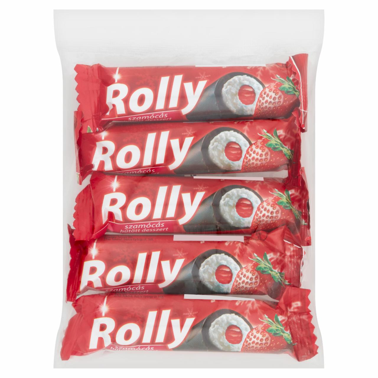 Képek - Rolly szamócás hűtött desszert 5 x 30 g