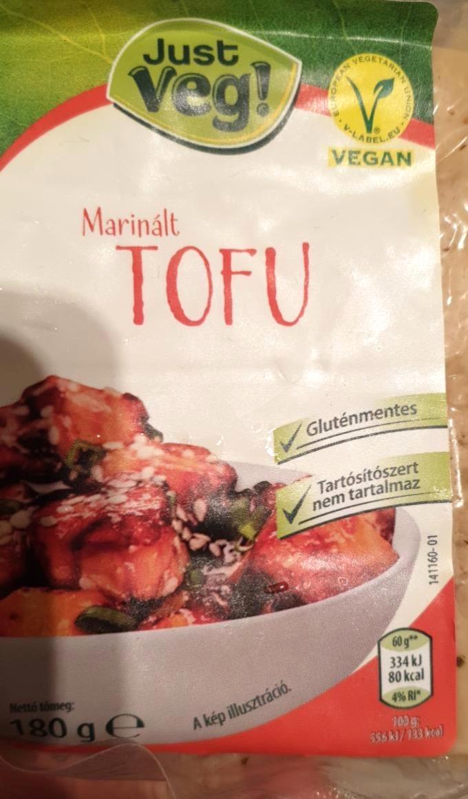 Képek - Marinált tofu Just Veg!