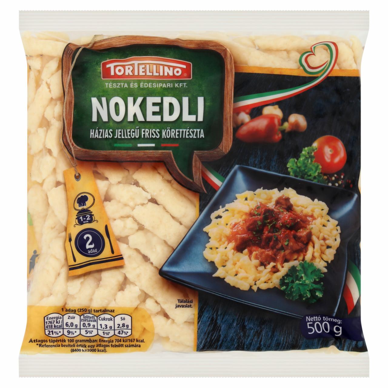 Képek - Tortellino nokedli házias jellegű friss körettészta 500 g