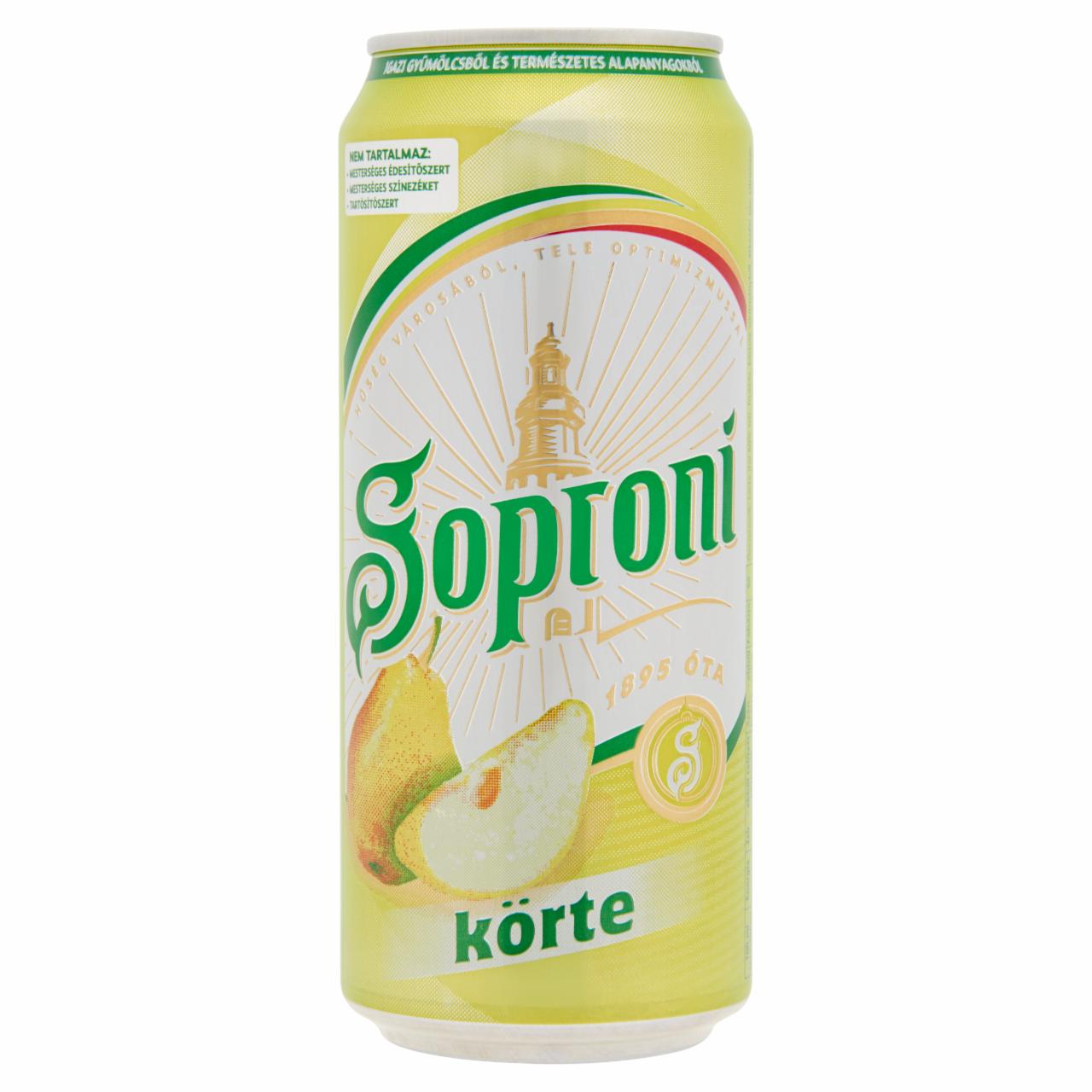 Képek - Soproni körtés sörital 2% 0,4 l