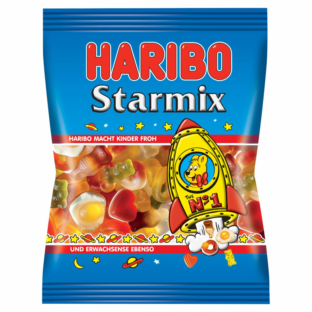 Képek - Haribo Starmix gyümölcsízű gumicukorka-habcukorka 100 g