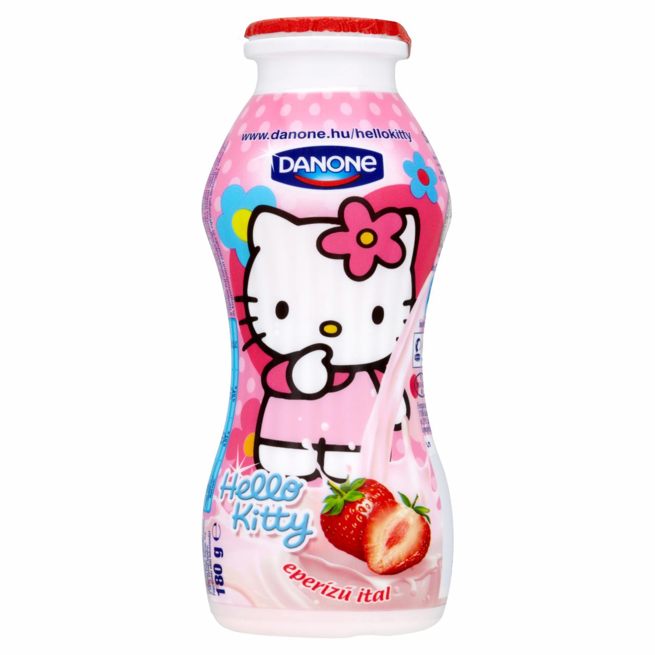 Képek - Danone Hello Kitty eperízű ital élő joghurtkultúrával 180 g