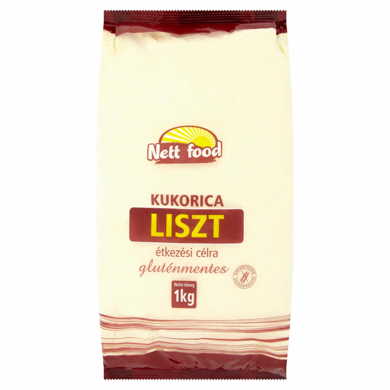 Képek - Nett Food gluténmentes kukoricaliszt 1 kg