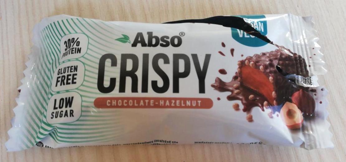 Képek - Crispy fehérje szelet csokoládés mogyorókrémes ízesítésű Abso