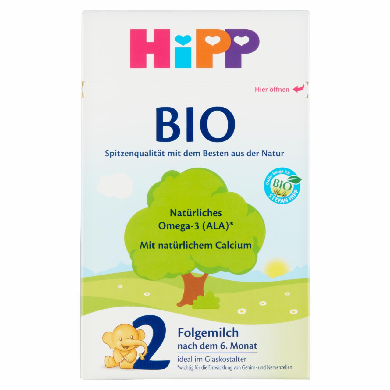 Képek - HiPP 2 BIO tejalapú anyatej-kiegészítő tápszer 6 hónapos kortól 2 x 300 g (600 g)
