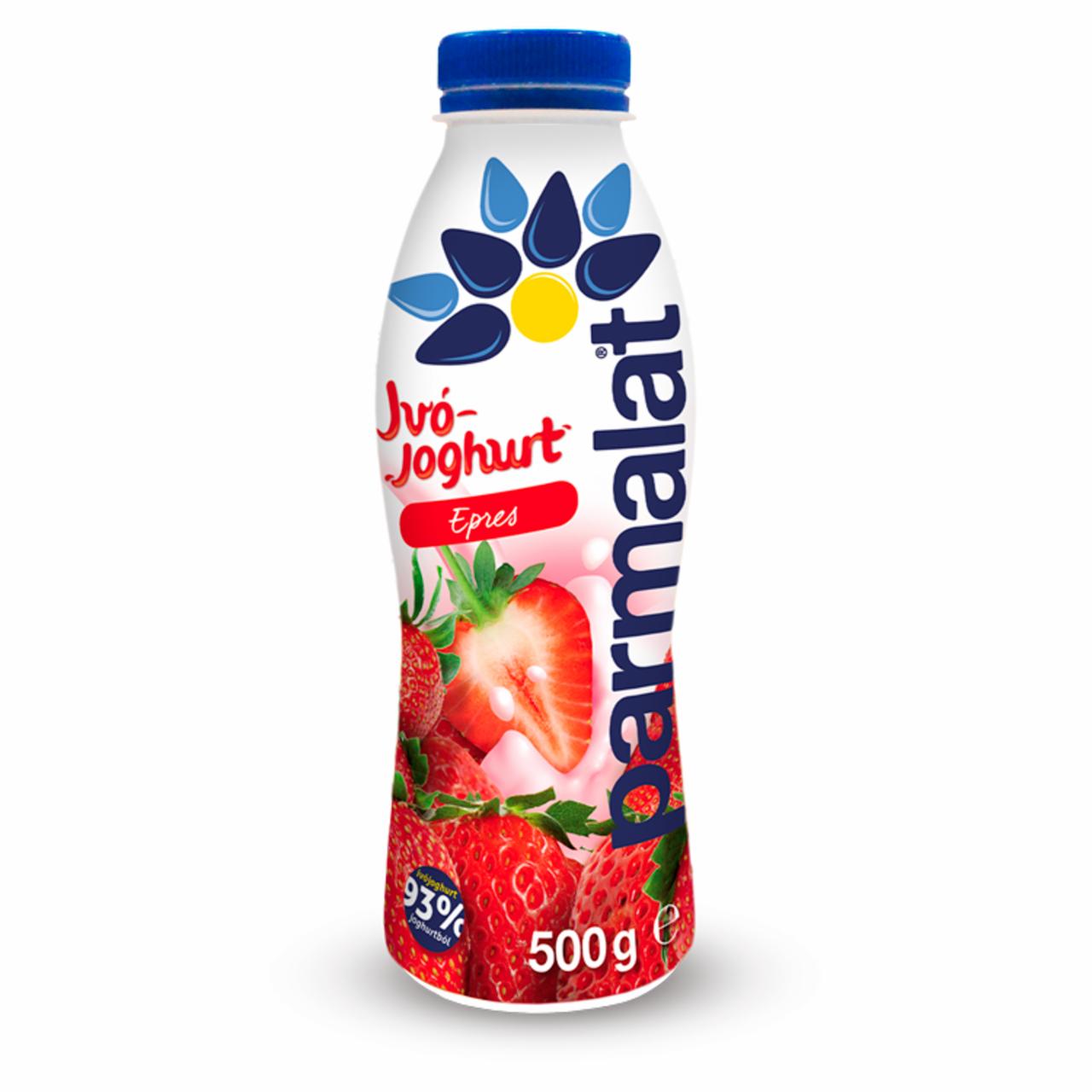 Képek - Zsírszegény epres ivójoghurt Parmalat