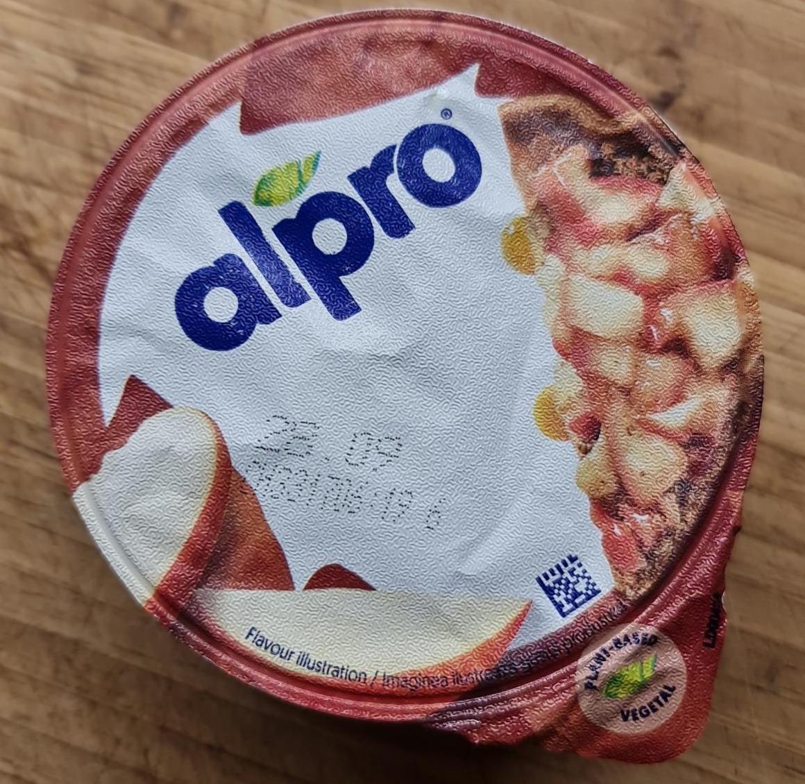 Képek - Alpro almás pite ízű fermentált szójakészítmény hozzáadott kalciummal és vitaminokkal 150 g