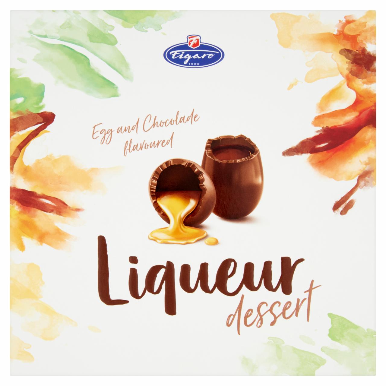 Képek - Figaro tojáslikőr- és csokoládélikőr ízű krémmel töltött tejcsokoládék 220 g