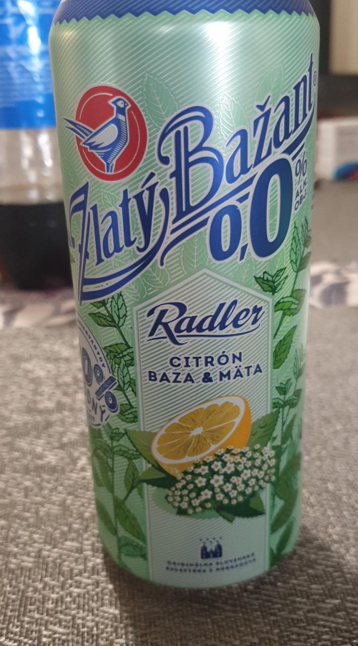 Képek - Zlatý Bažant Radler citrom, bodza, menta